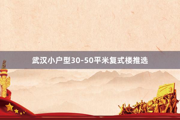 武汉小户型30-50平米复式楼推选